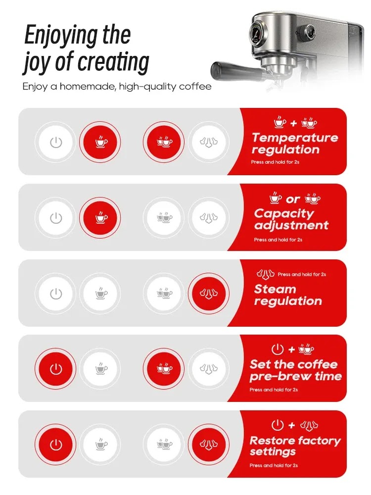 ماكينة HiBREW H10B الاحترافية: استخلاص بضغط 20 بار وتصميم فولاذي نحيف - الرئيسية