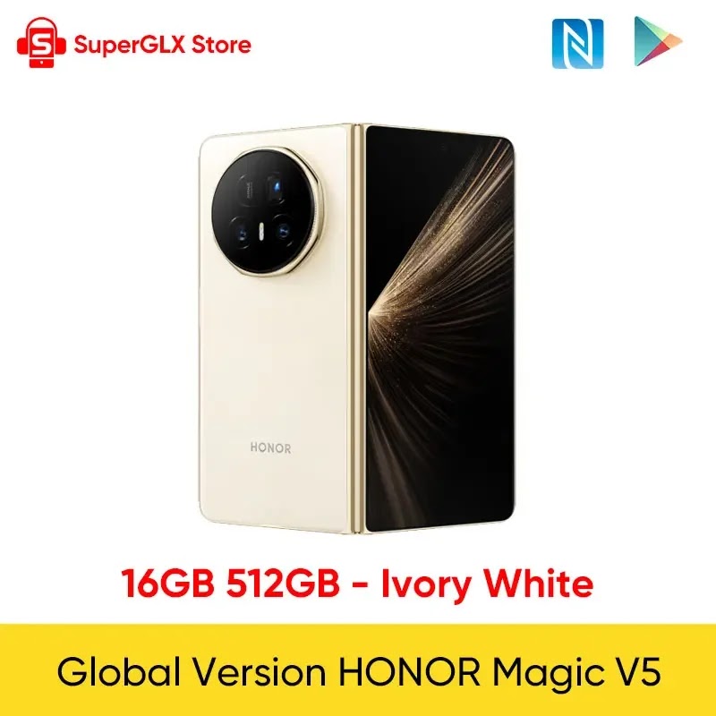 HONOR Magic V5 5G - نحافة مذهلة وأداء خارق بمعالج Snapdragon 8 Elite - 5