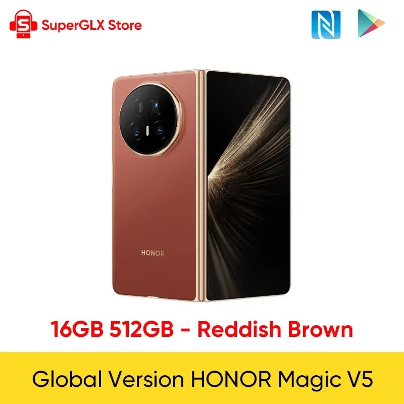 HONOR Magic V5 5G - نحافة مذهلة وأداء خارق بمعالج Snapdragon 8 Elite - 9