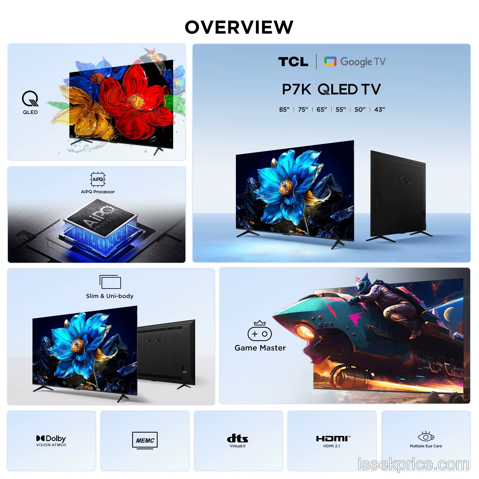 واجهات توصيل HDMI 2.1 و USB متعددة لتوصيل الأجهزة.