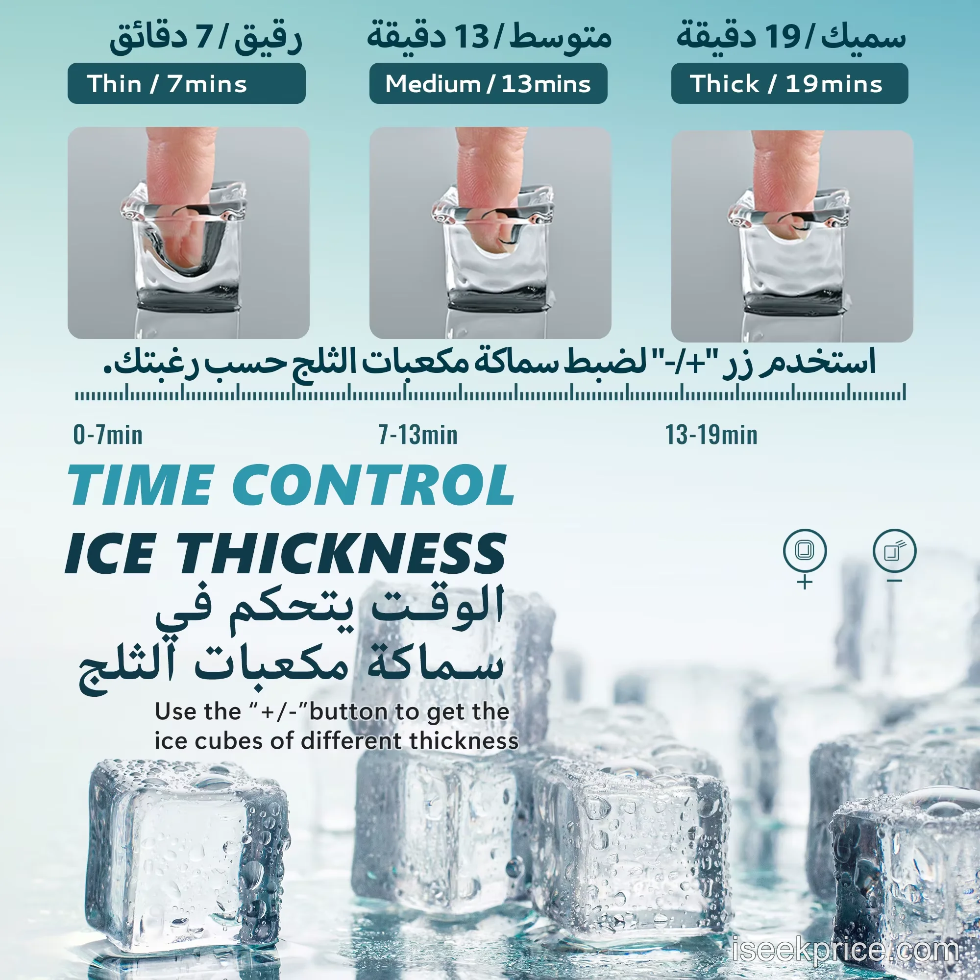 لقطة مقربة لمكعبات الثلج الكريستالية عالية الجودة.
