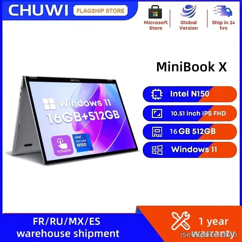 لابتوب CHUWI MiniBook X 2-in-1: إبداع وإنتاجية في جهاز واحد - الرئيسية