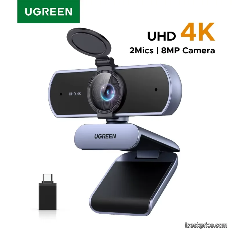 كاميرا UGREEN 4K: دقة فائقة واحترافية لاجتماعاتك الرقمية - الرئيسية
